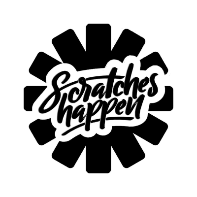 Scratches Happen logo