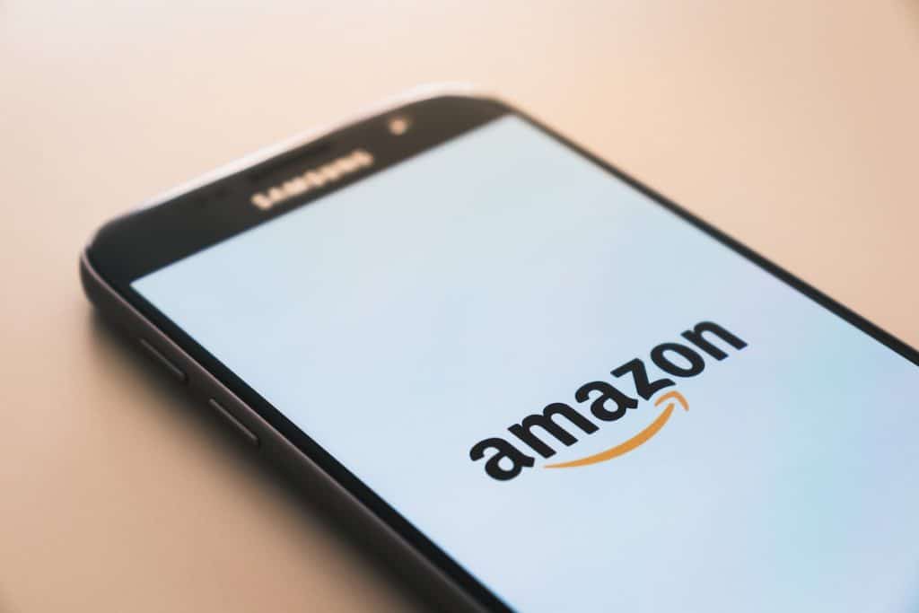 Amazon app on a Samsung Galaxy mobile phone